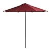 Klasse Parasol - Burgundy - Black Alu Frame